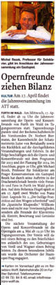 Opernfreunde ziehen Bilanz