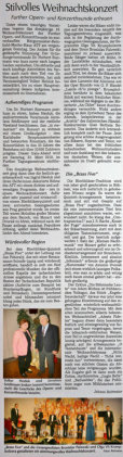 Weihnachtskonzert 16.12.2018